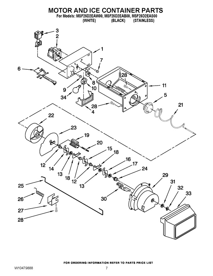 Diagram for MSF25D2EAB00