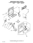 Diagram for 08 - Dispenser Front Parts