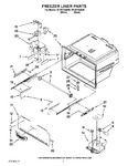 Diagram for 06 - Freezer Liner Parts