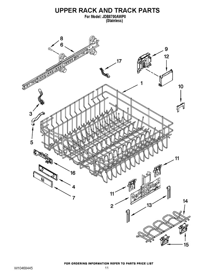 Diagram for JDB8700AWP0