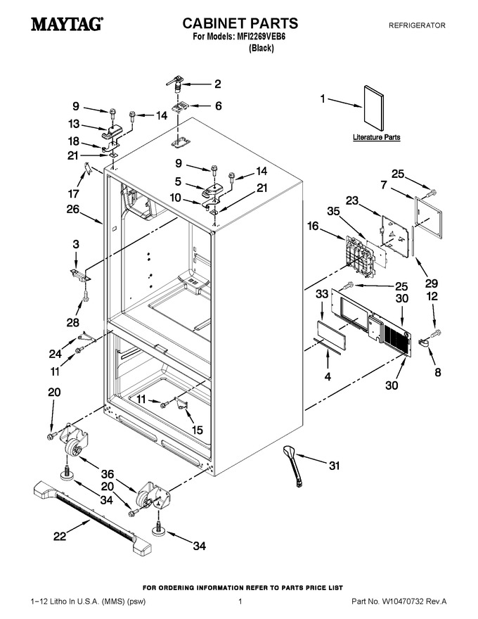 Diagram for MFI2269VEB6