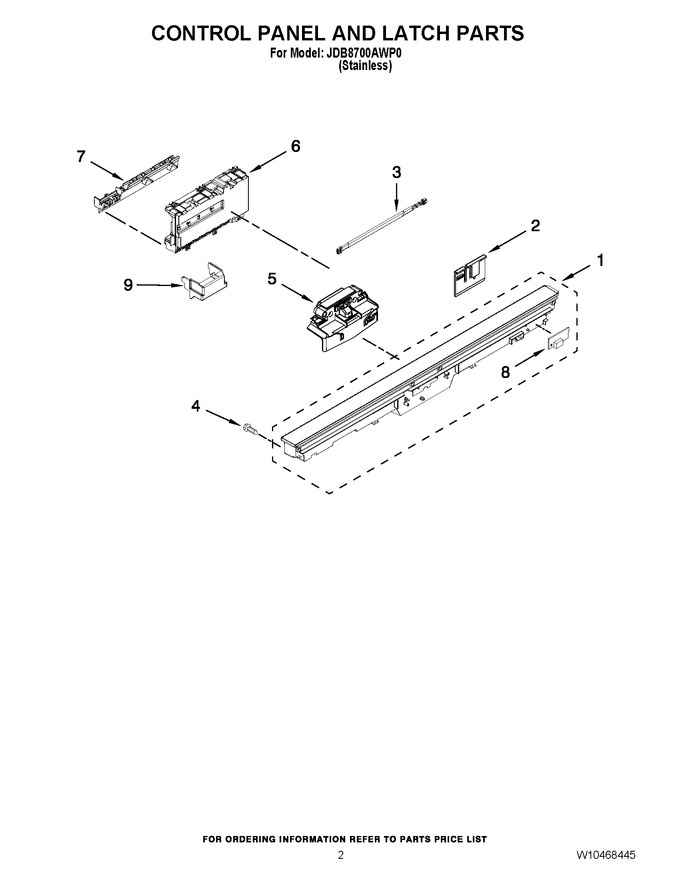 Diagram for JDB8700AWP0