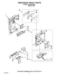 Diagram for 11 - Dispenser Front Parts
