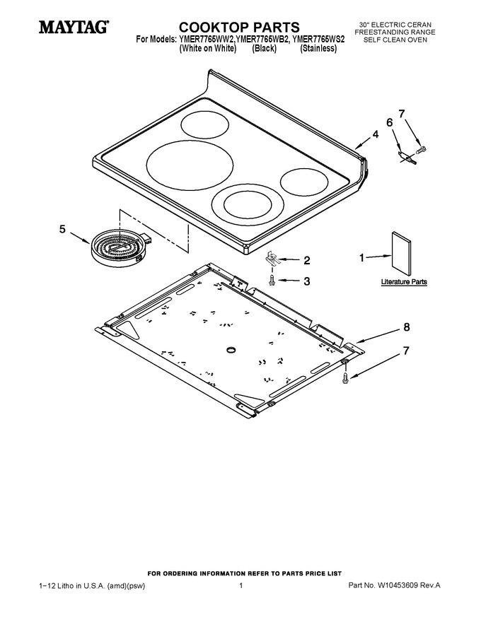 Diagram for YMER7765WW2