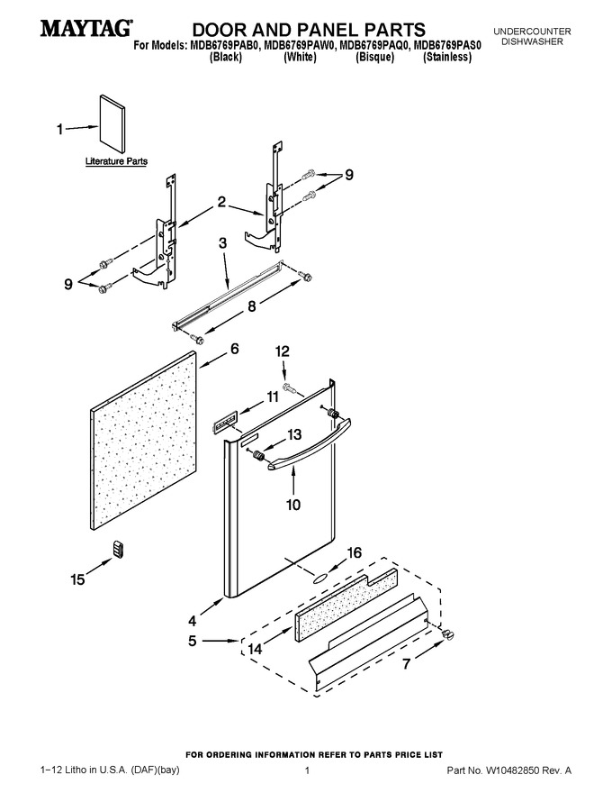 Diagram for MDB6769PAQ0
