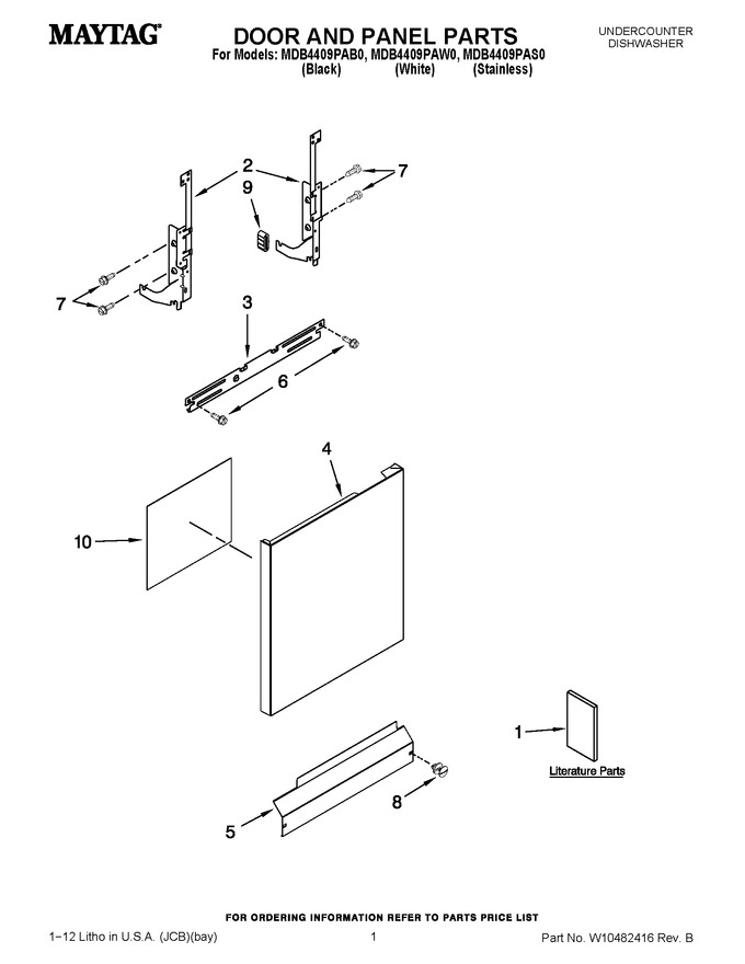 Diagram for MDB4409PAW0