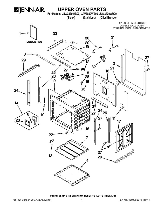 Diagram for JJW3830WB00