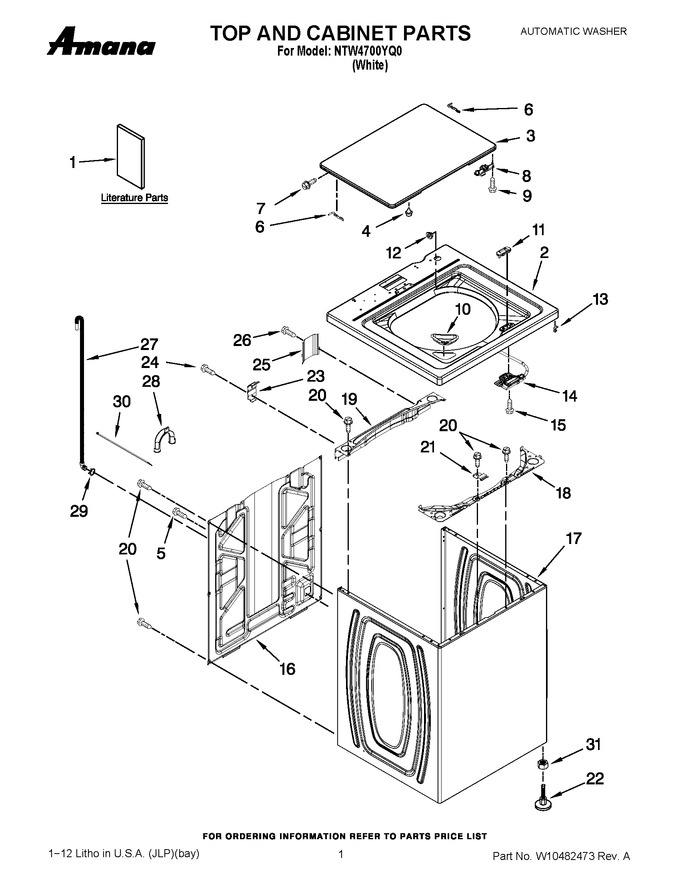 Diagram for NTW4700YQ0