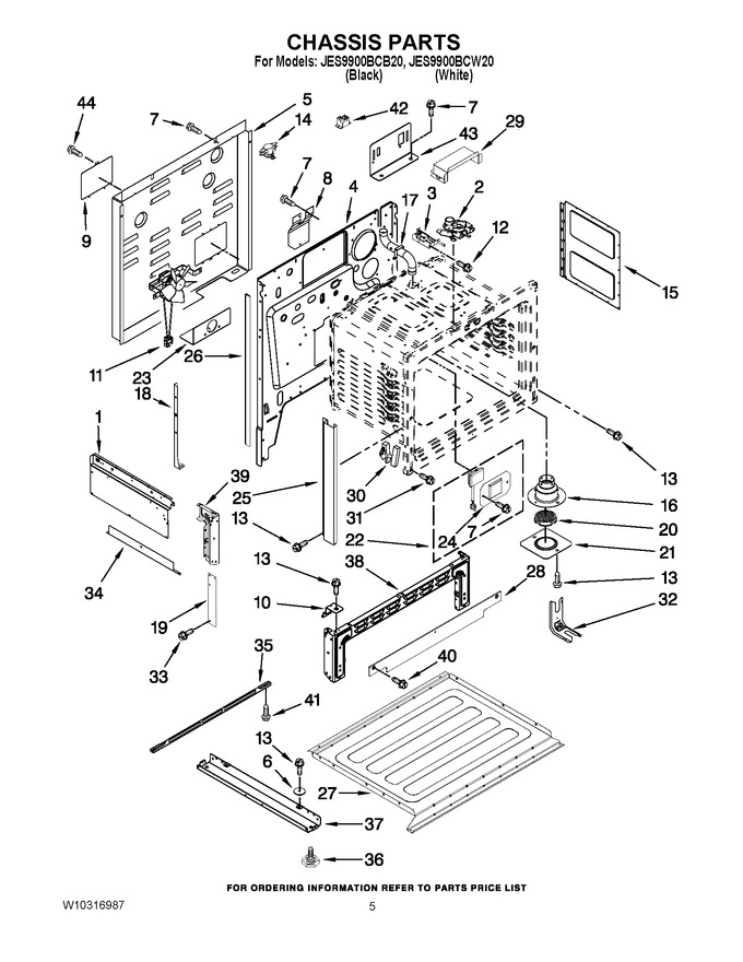 Diagram for JES9900BCW20