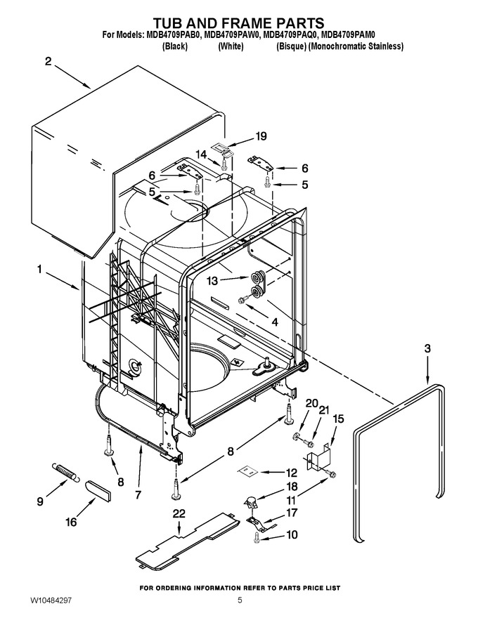 Diagram for MDB4709PAQ0