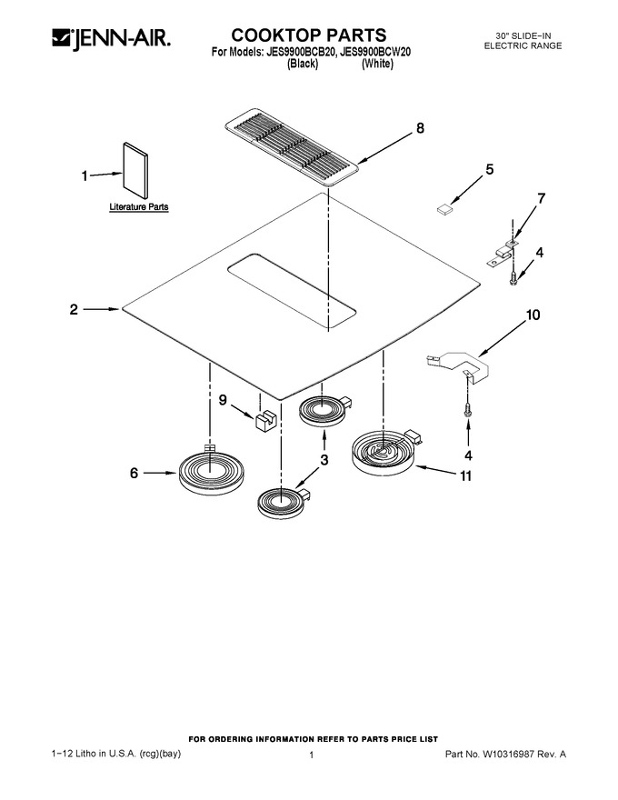 Diagram for JES9900BCW20