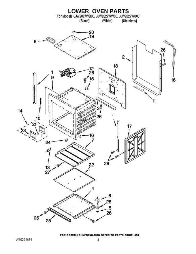 Diagram for JJW2827WS00