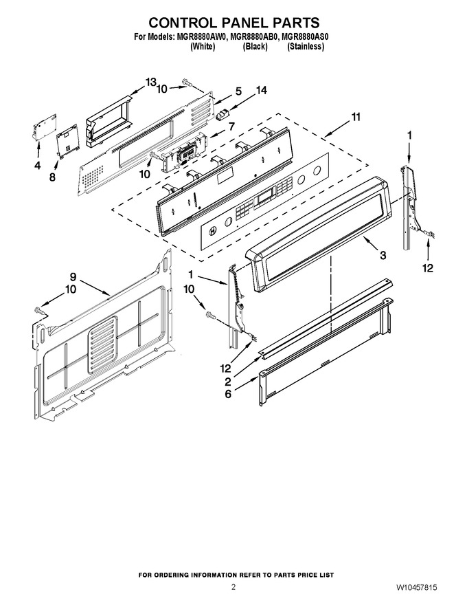 Diagram for MGR8880AW0