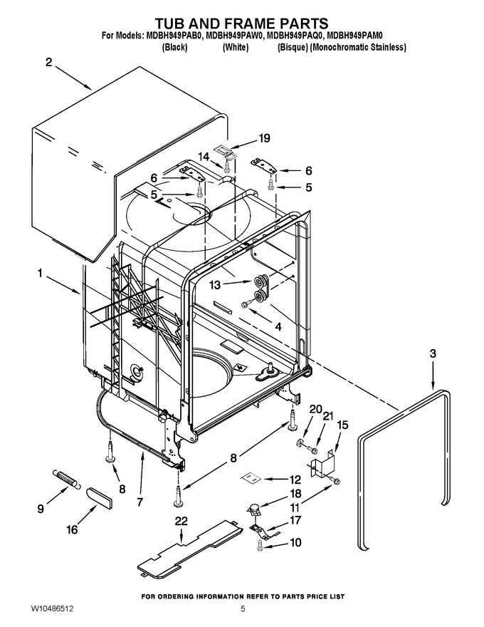 Diagram for MDBH949PAB0