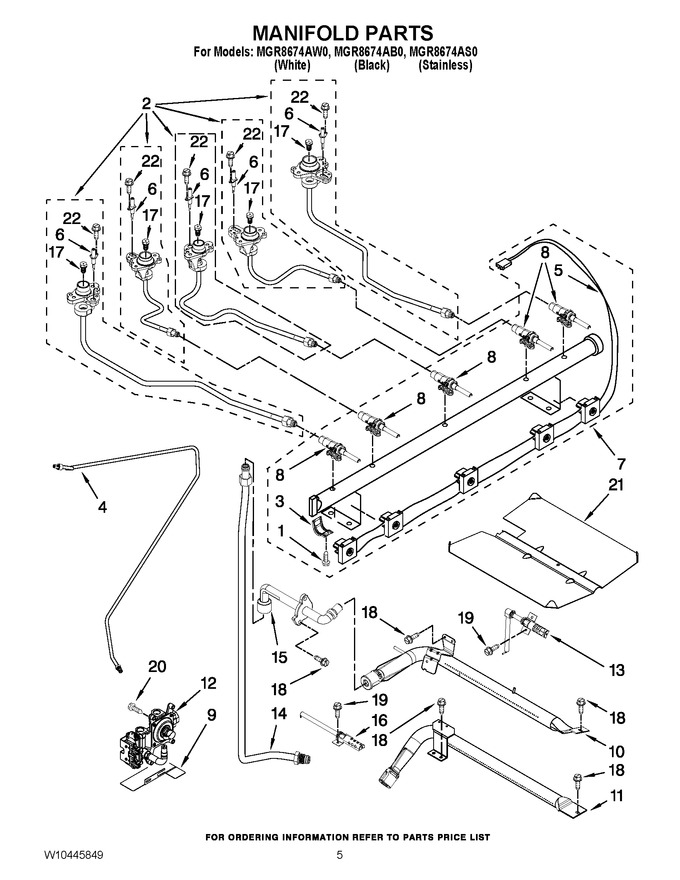 Diagram for MGR8674AW0