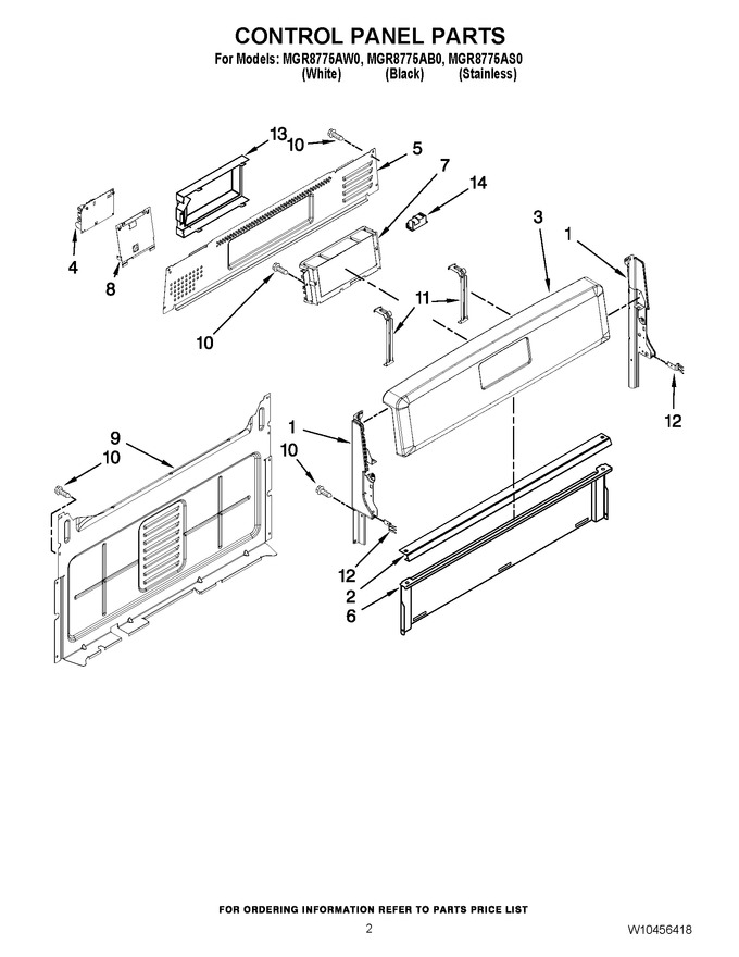 Diagram for MGR8775AW0