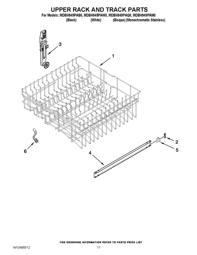 Diagram for MDBH949PAW0