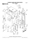 Diagram for 01 - Cabinet Liner And Door Parts
