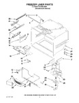 Diagram for 02 - Freezer Liner Parts