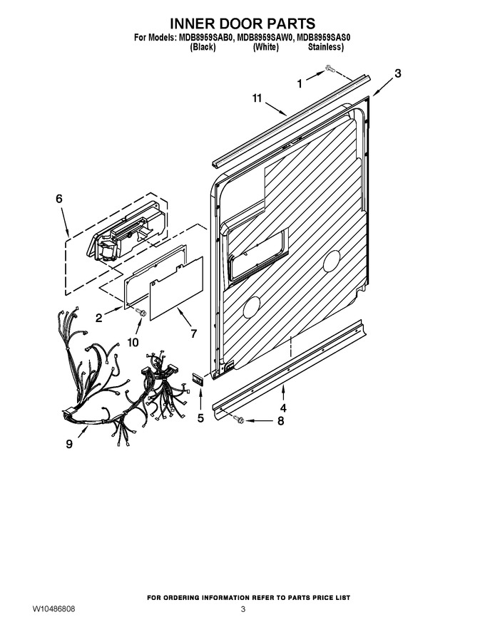 Diagram for MDB8959SAW0