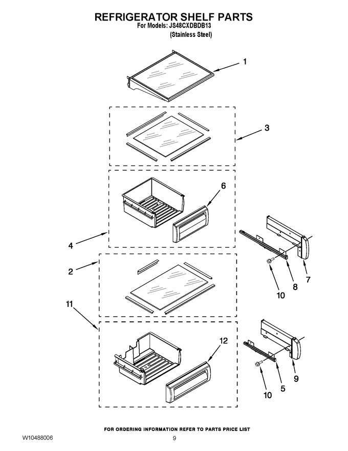 Diagram for JS48CXDBDB13