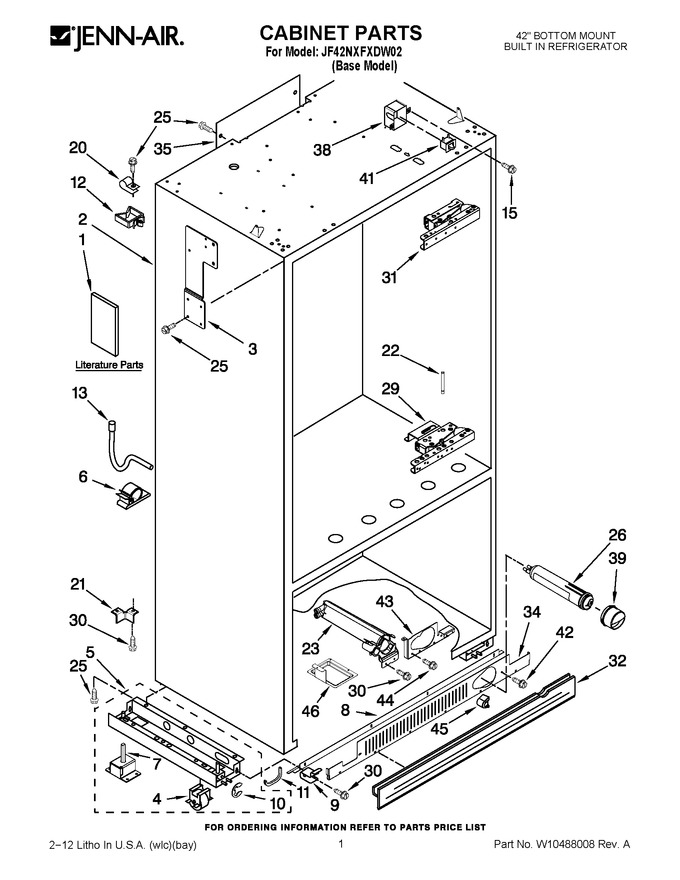Diagram for JF42NXFXDW02
