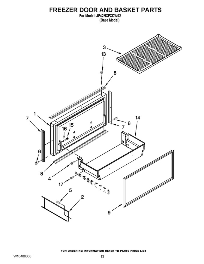 Diagram for JF42NXFXDW02