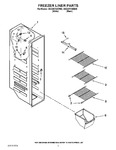 Diagram for 04 - Freezer Liner Parts