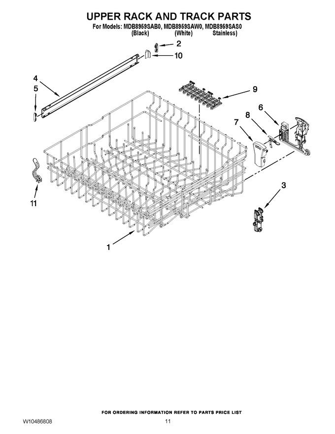 Diagram for MDB8959SAW0
