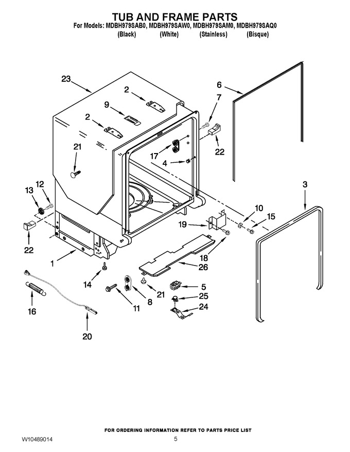 Diagram for MDBH979SAQ0