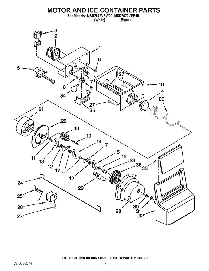 Diagram for MSD2573VEB00
