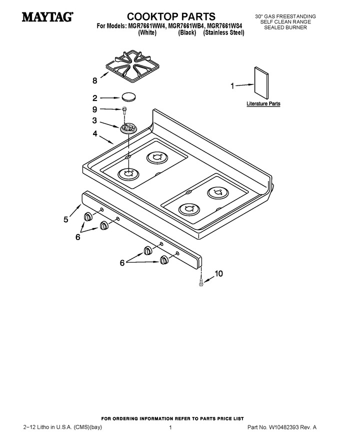 Diagram for MGR7661WB4