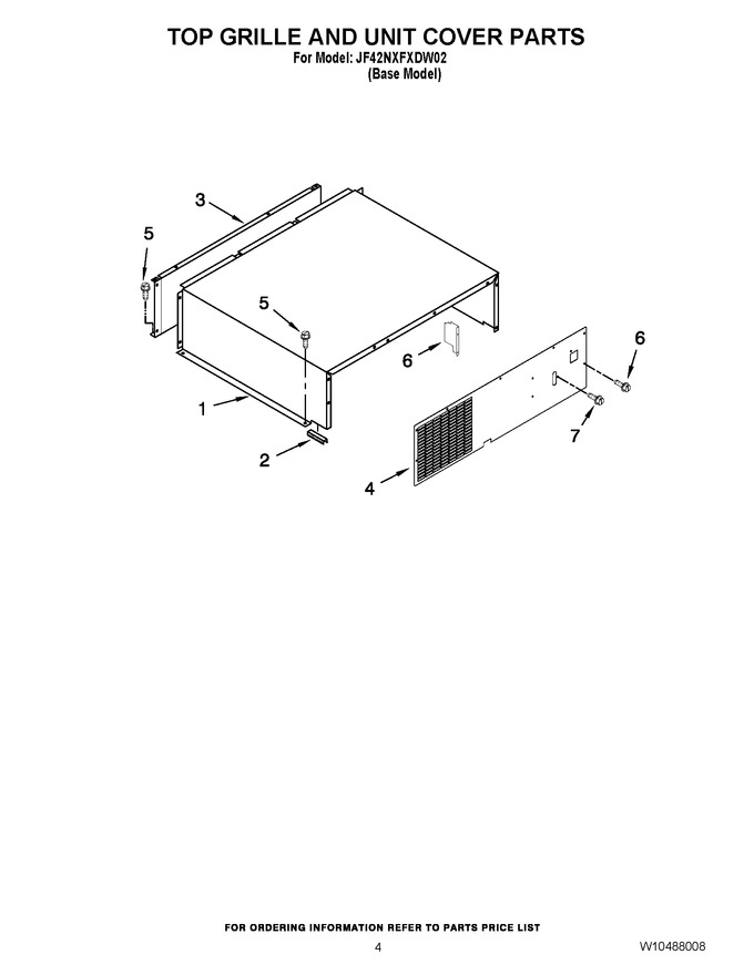 Diagram for JF42NXFXDW02