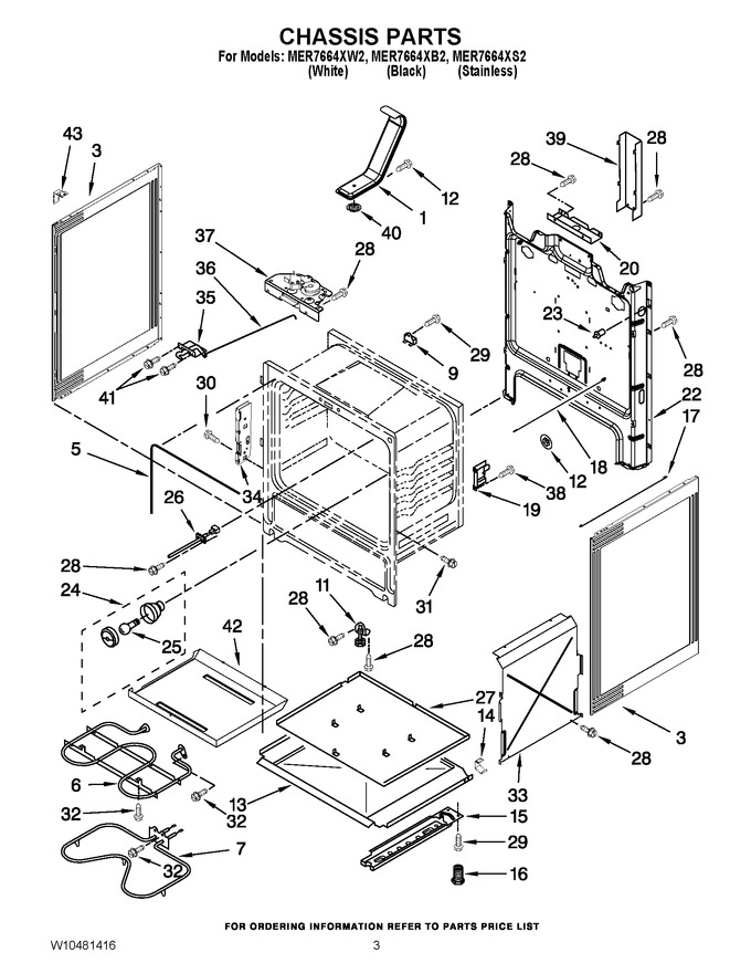 Diagram for MER7664XW2