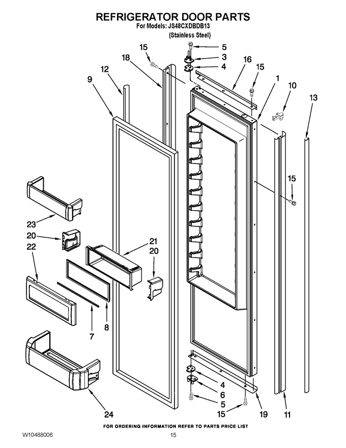 Diagram for JS48CXDBDB13
