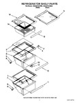 Diagram for 03 - Refrigerator Shelf Parts
