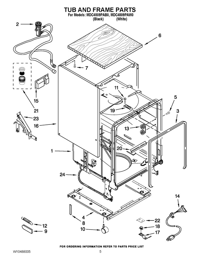 Diagram for MDC4809PAW0