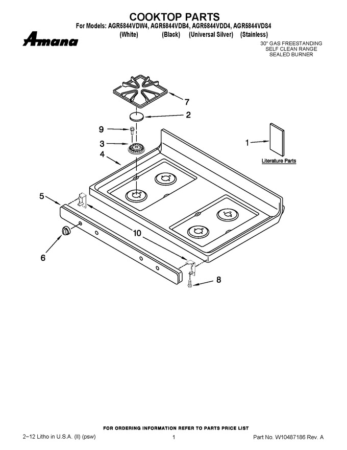 Diagram for AGR5844VDW4