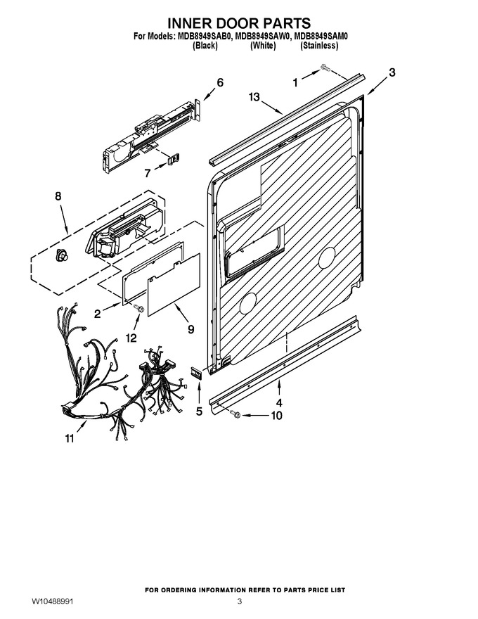 Diagram for MDB8949SAW0