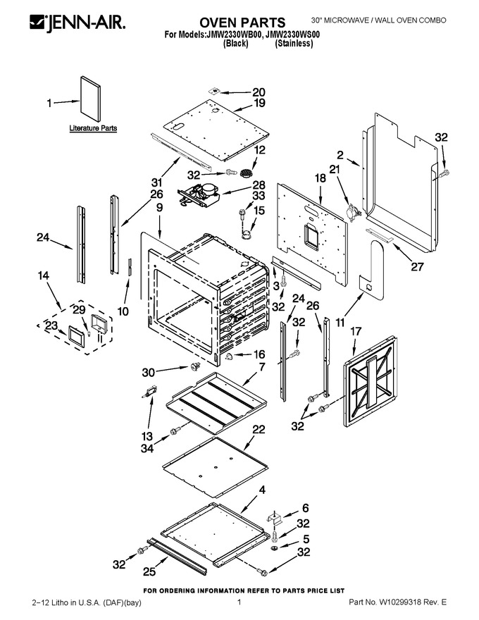 Diagram for JMW2330WB00