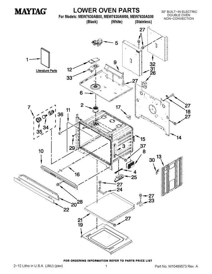 Diagram for MEW7630AS00