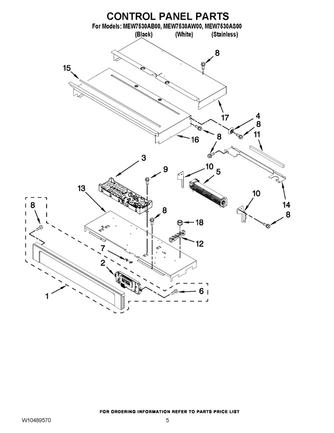 Diagram for MEW7530AW00