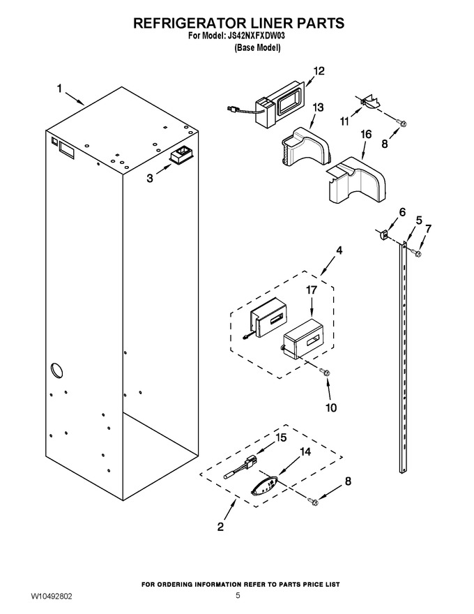 Diagram for JS42NXFXDW03
