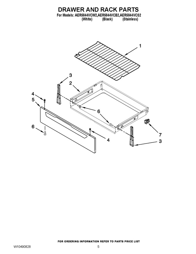 Diagram for AER5844VCW2