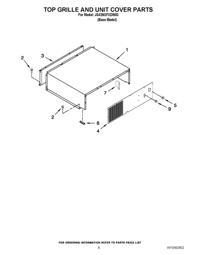 Diagram for JS42NXFXDW03