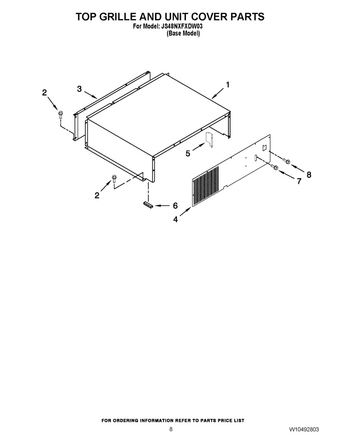 Diagram for JS48NXFXDW03