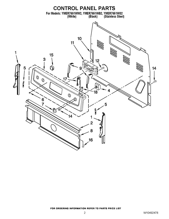 Diagram for YMER7651WB2