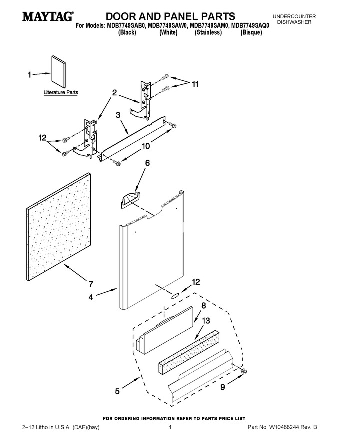 Diagram for MDB7749SAQ0