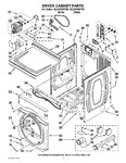 Diagram for 02 - Dryer Cabinet Parts