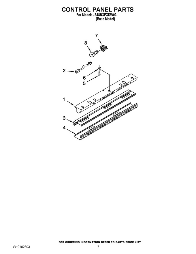 Diagram for JS48NXFXDW03